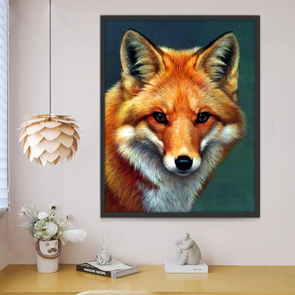 Profil de Renard Peinture par Numéros