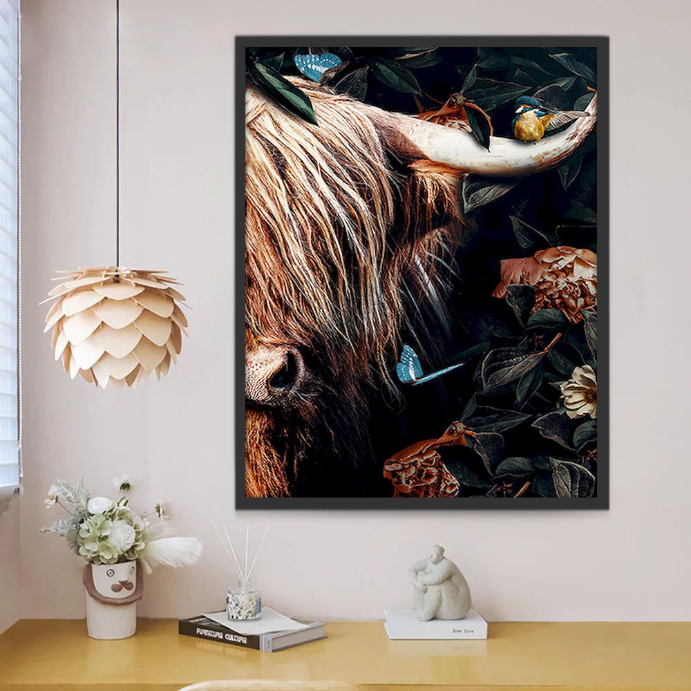 Profil de Yak Peinture par Numéros