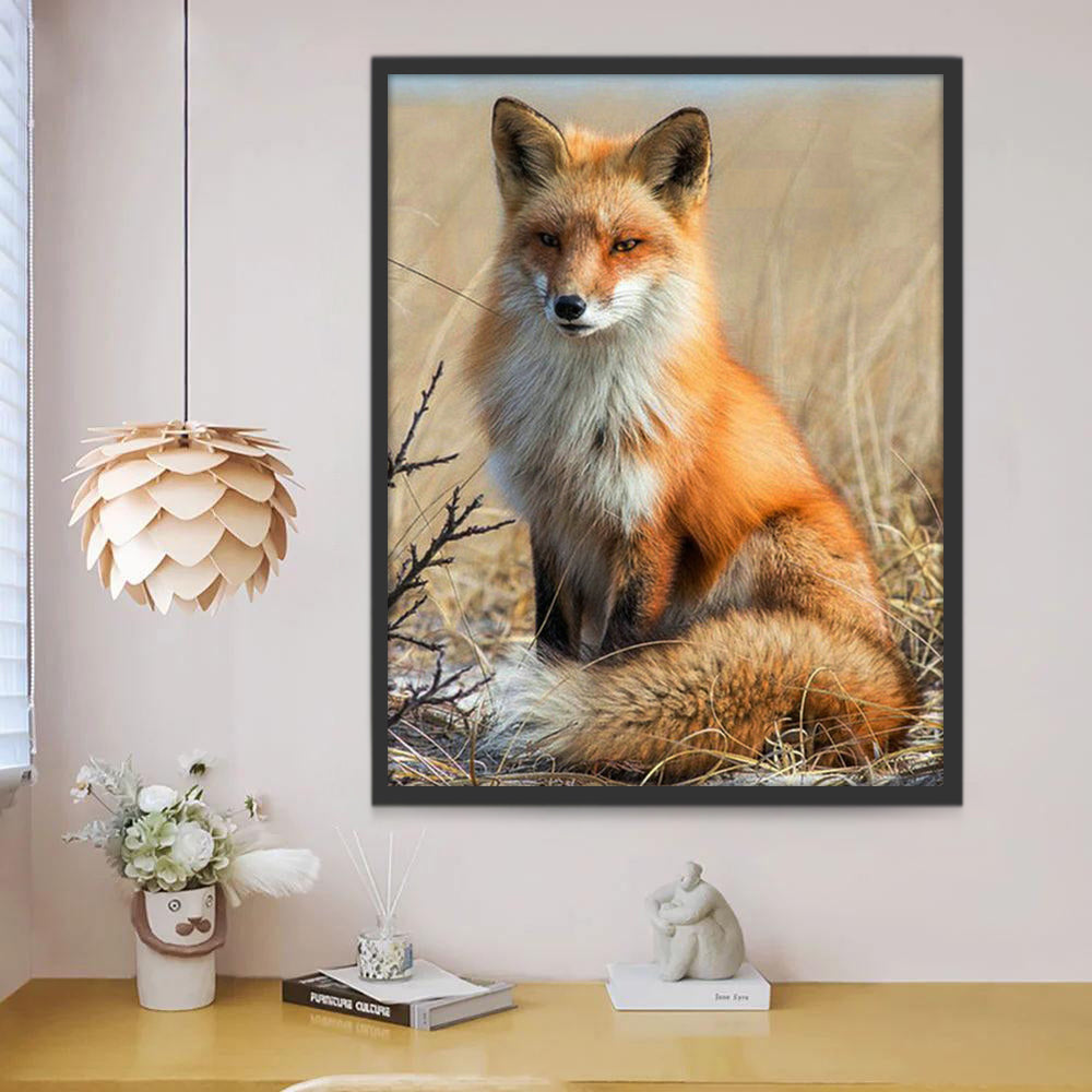 Renard et Lande Peinture par Numéros