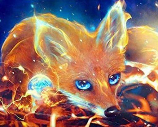 Renard Fantastique et Magnifique Peinture par Numéros