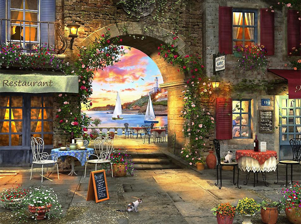 Restaurant Sahil Peinture par Numéros