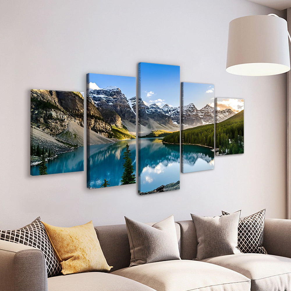 Rivière 5 Partie Peinture par Numéros