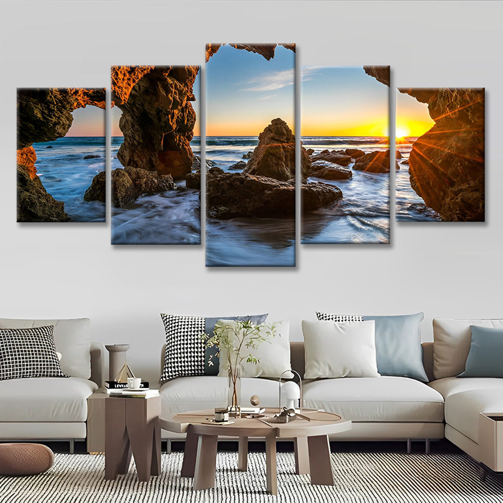 Roches 5 Partie Peinture par Numéros
