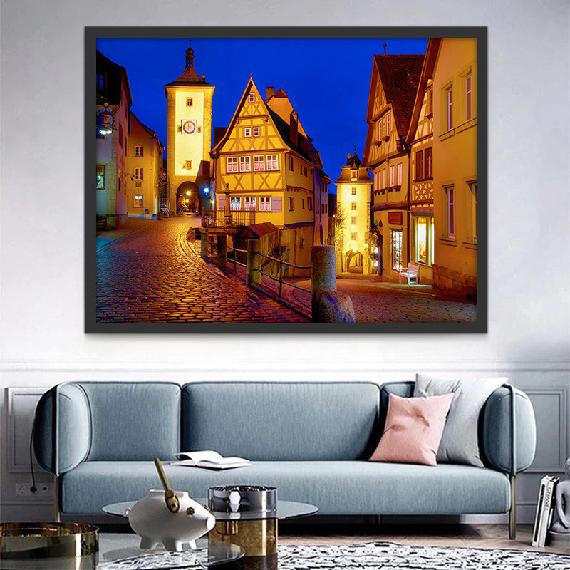 Rothenburg ob der Tauber Peinture par Numéros