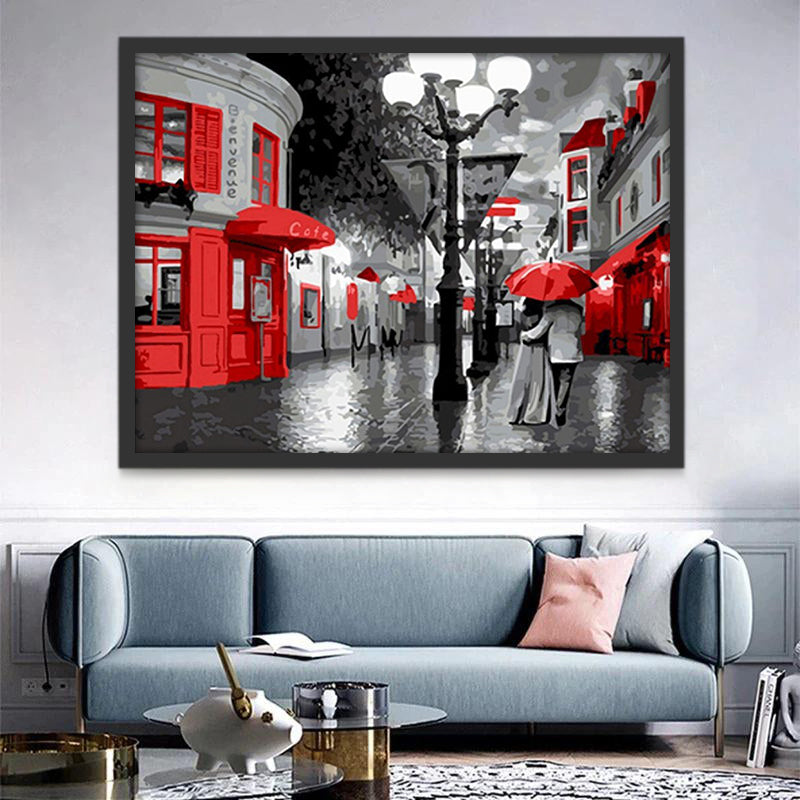 Rue Neonrode Peinture par Numéros