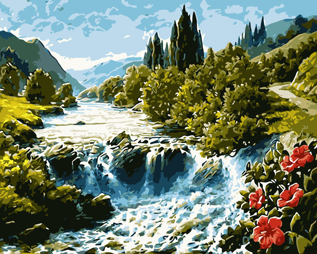 Ruisseau Peinture par Numéros PBNNATW240