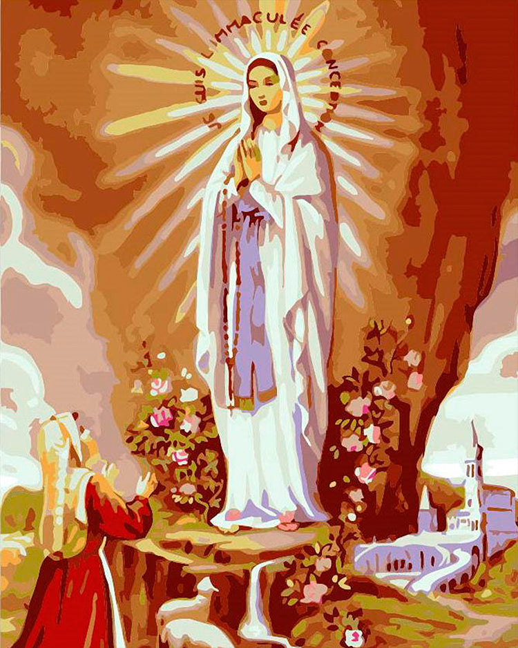 Sainte Marie Peinture par Numéros