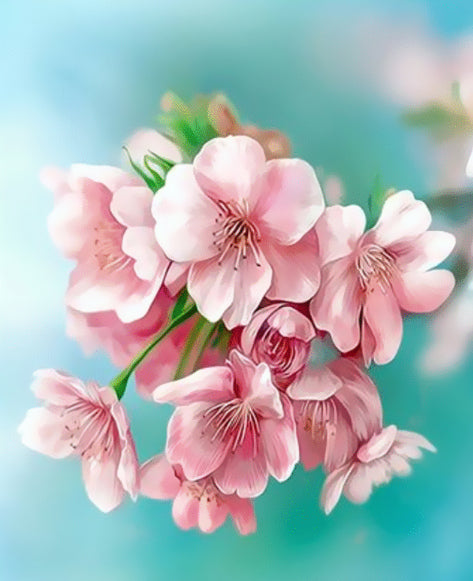 Sakura Peinture par Numéros