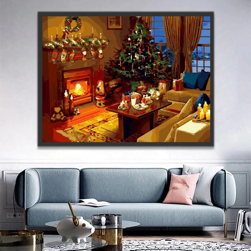 Salon de Noël Peinture par Numéros
