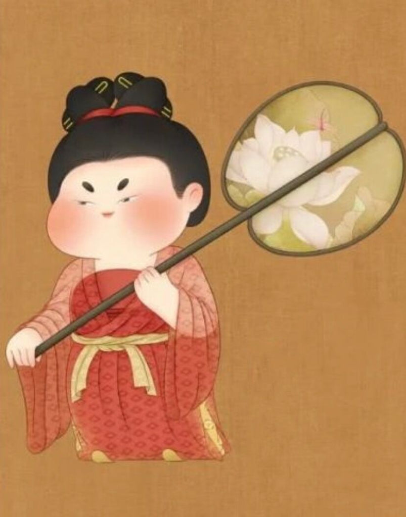 Servante de la Dynastie Tang Peinture par Numéros