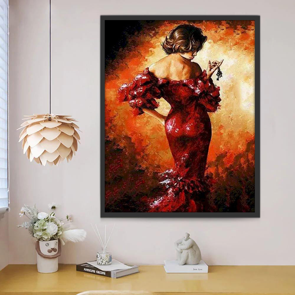 Sexy Femme Peinture par Numéros