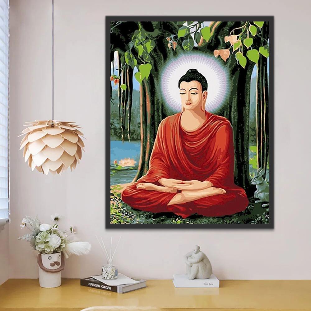 Shakyamuni Peinture par Numéros