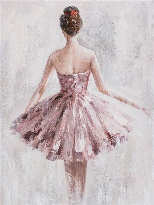 Silhouette de Danseuse de Ballet Peinture par Numéros