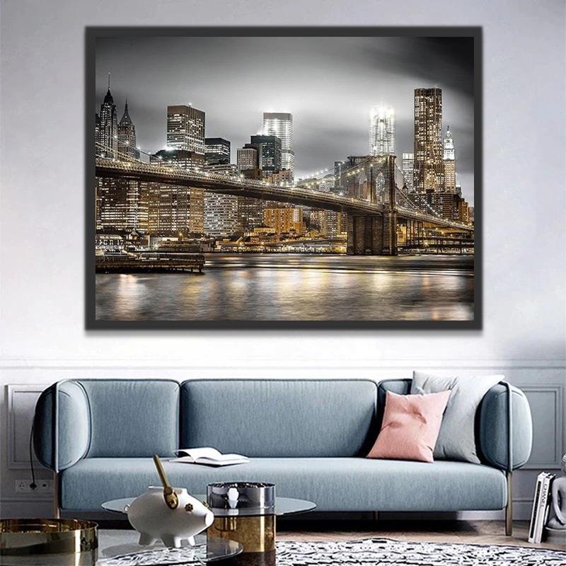 Skyline de New York Peinture par Numéros