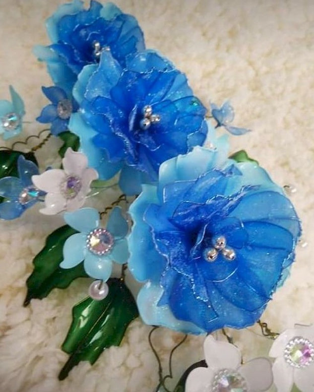 Soie Fleurs Chinoises Peinture par Numéros