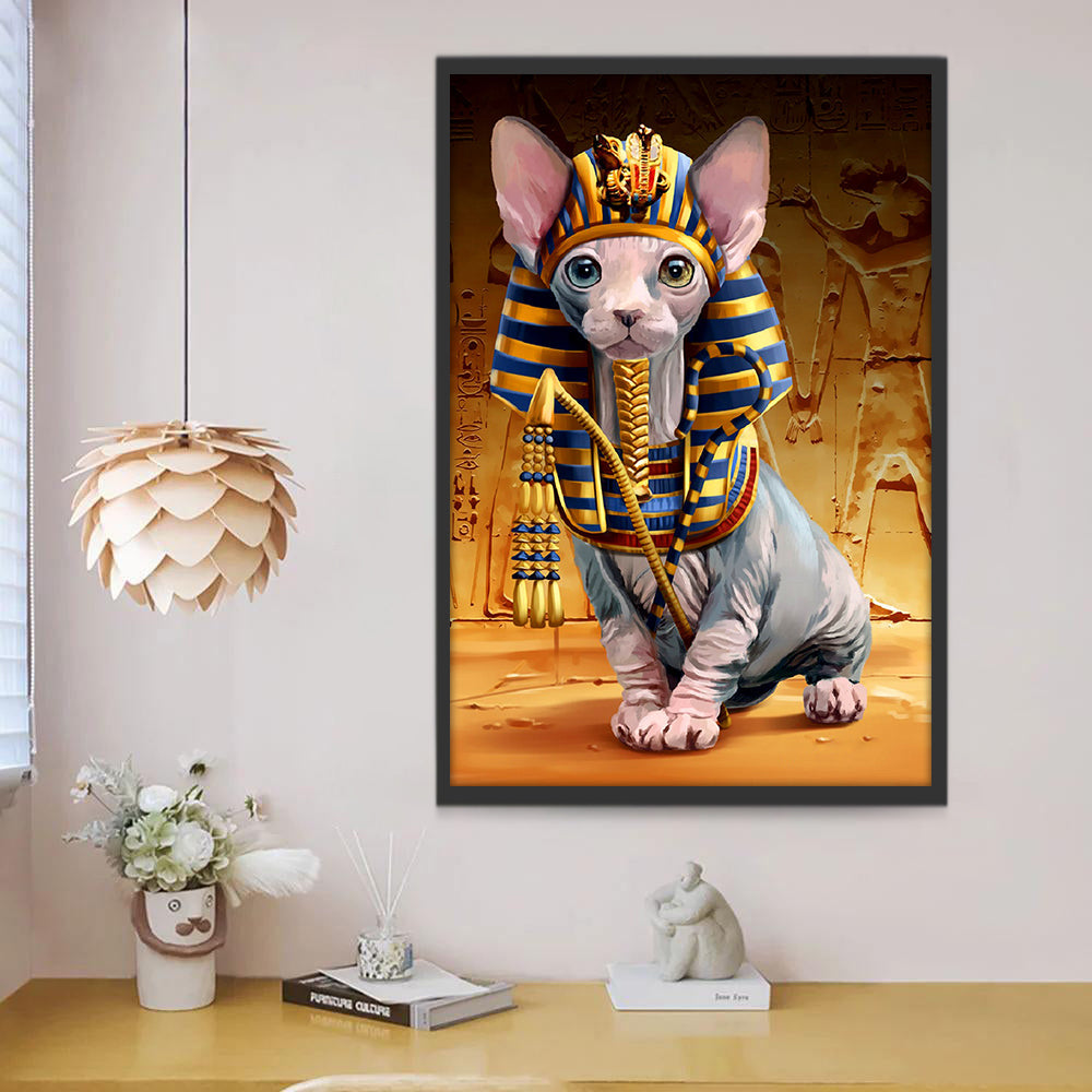Sphynx Egyptien Peinture par Numéros