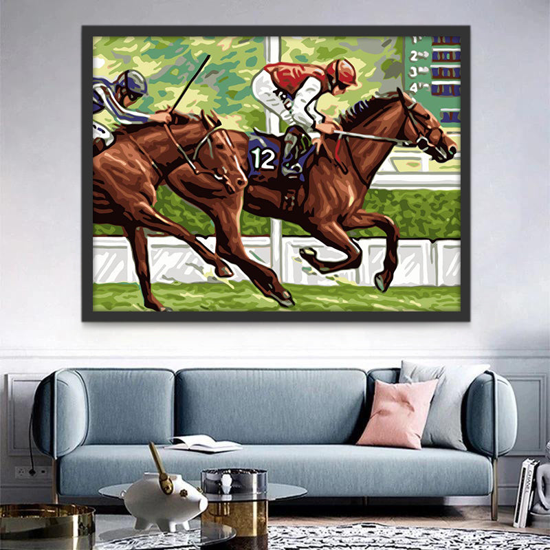 Sport Hippique Peinture par Numéros