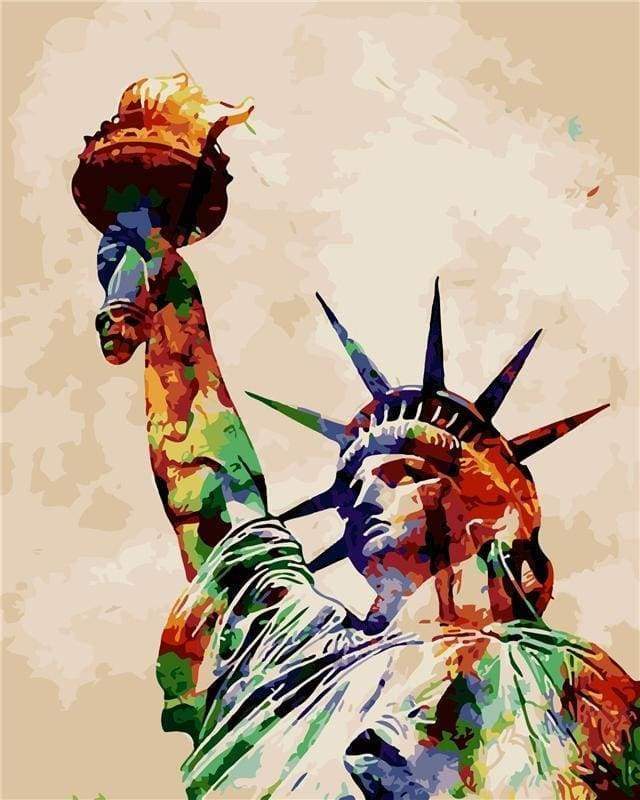 Statue de la Liberté Peinture par Numéros