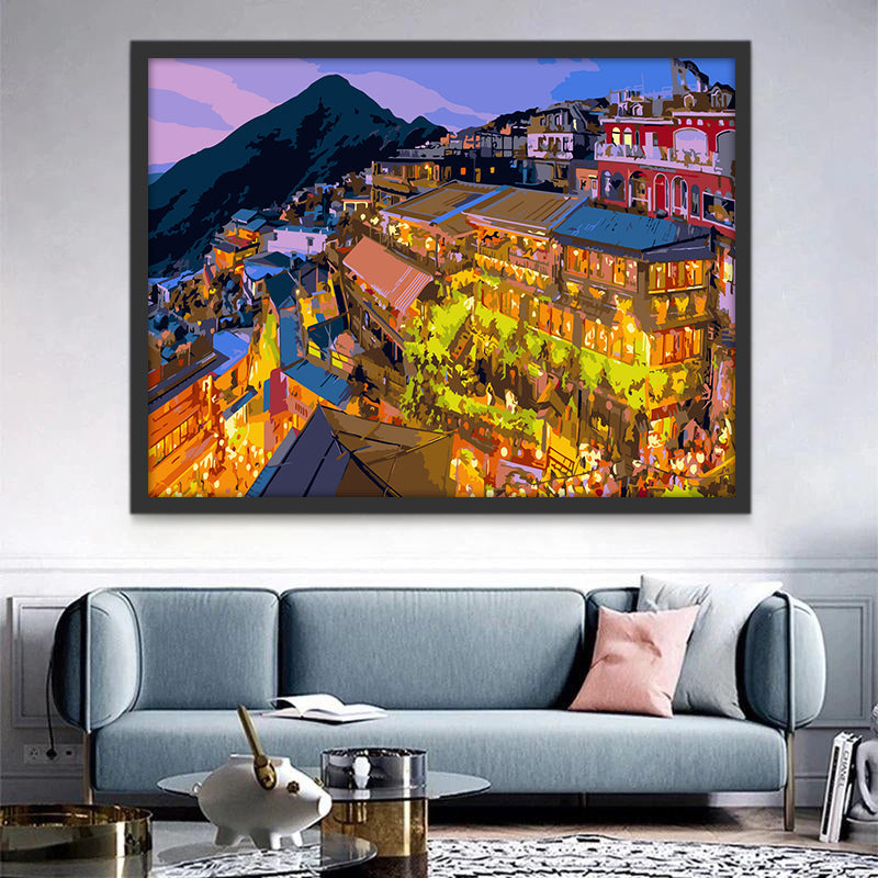 Taïwan la Nuit Peinture par Numéros