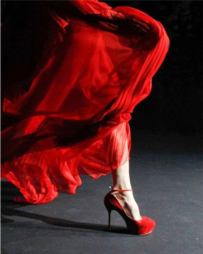Talons rouges Femme Peinture par Numéros