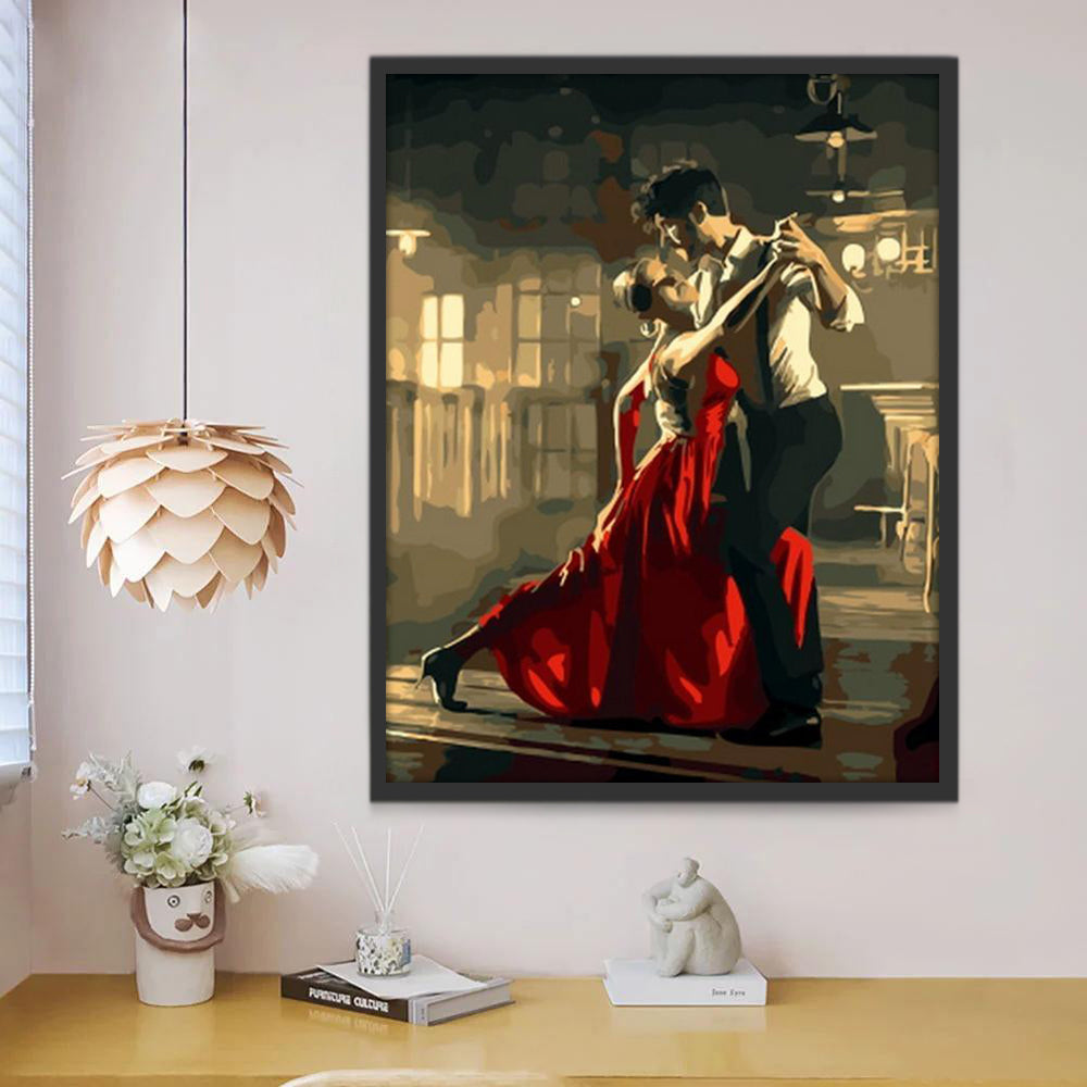 Tango Danse Peinture par Numéros