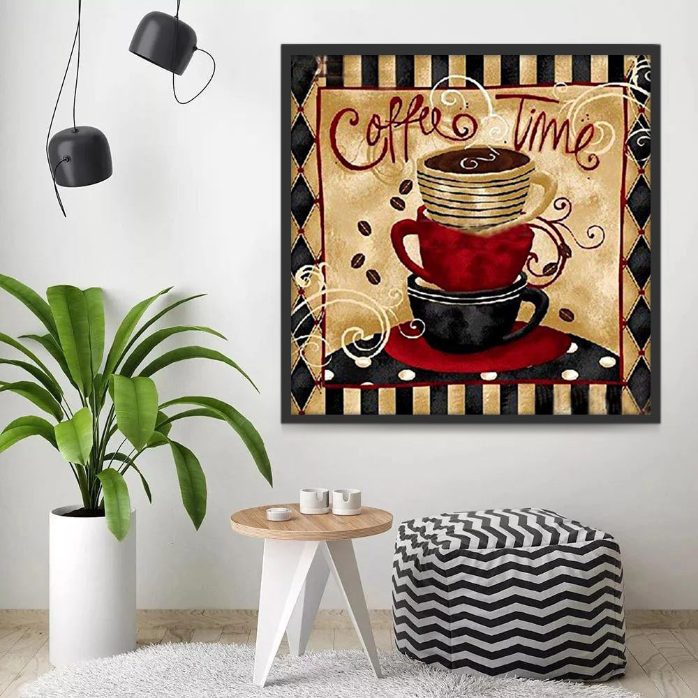 Temps du Café Peinture par Numéros