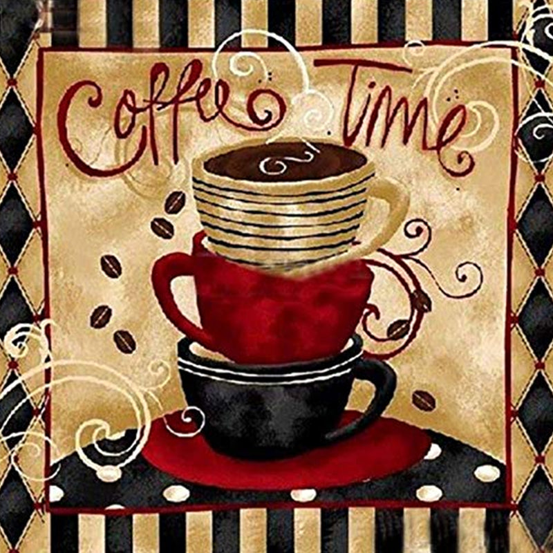 Temps du Café Peinture par Numéros