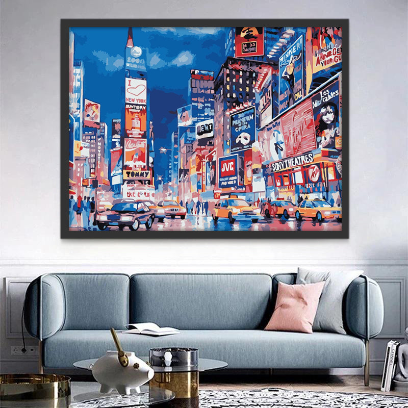 Times Square Peinture par Numéros