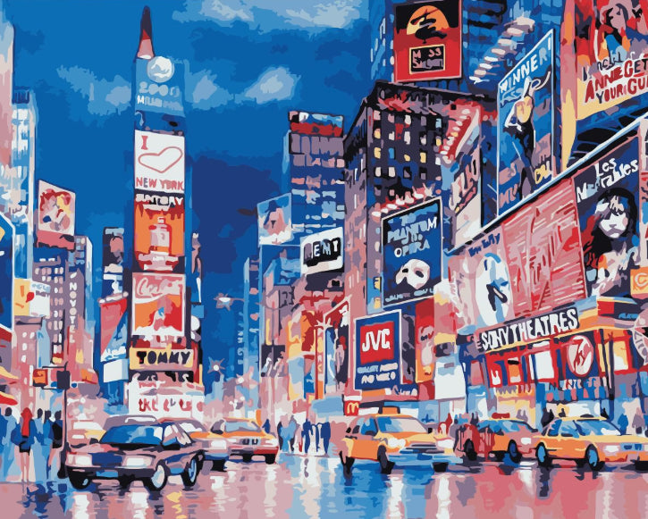 Times Square Peinture par Numéros