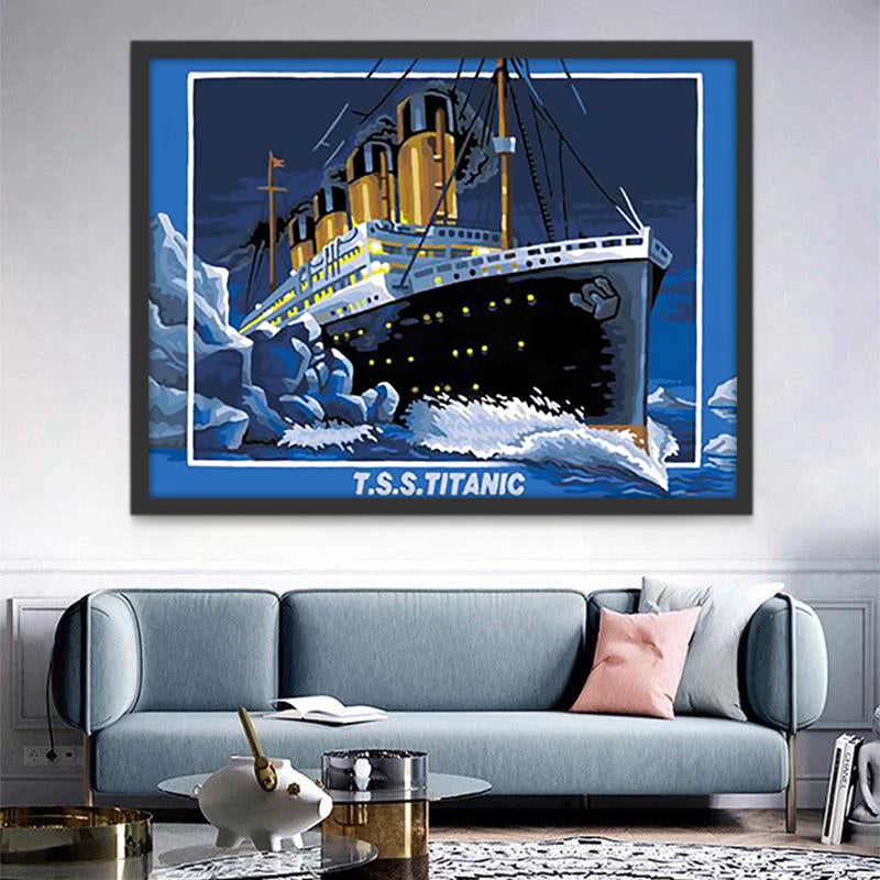 Titanic Peinture par Numéros