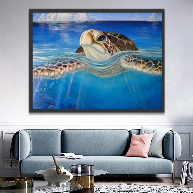 Tortue Digne Peinture par Numéros