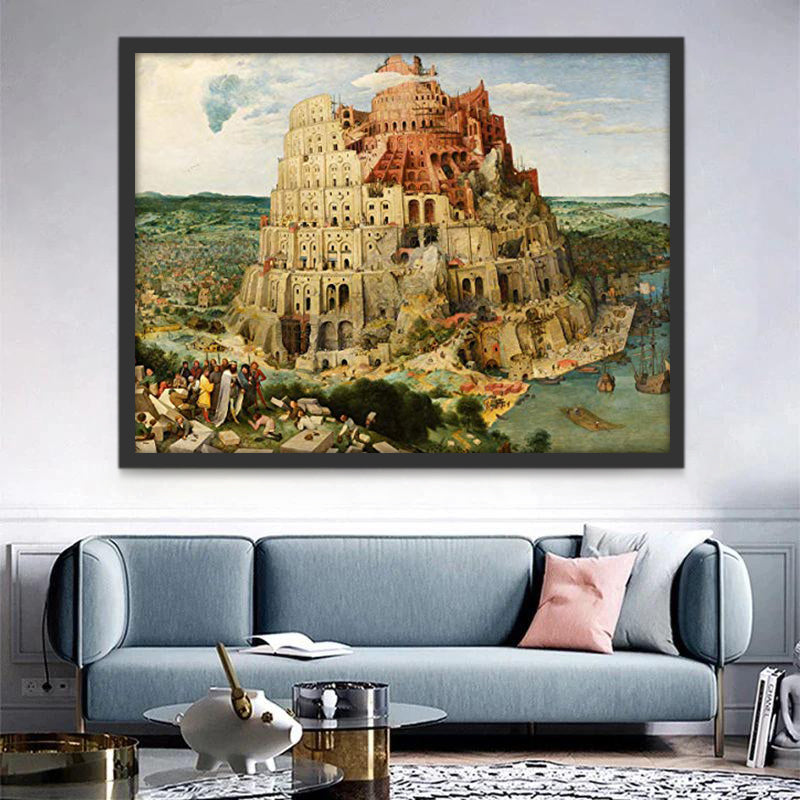 Tour de Babel Peinture par Numéros