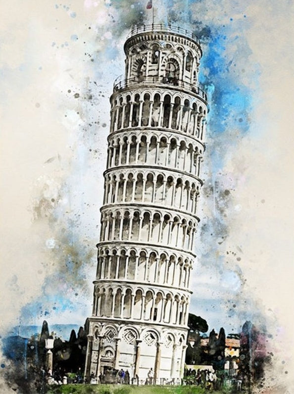 Tour de Pise Peinture par Numéros