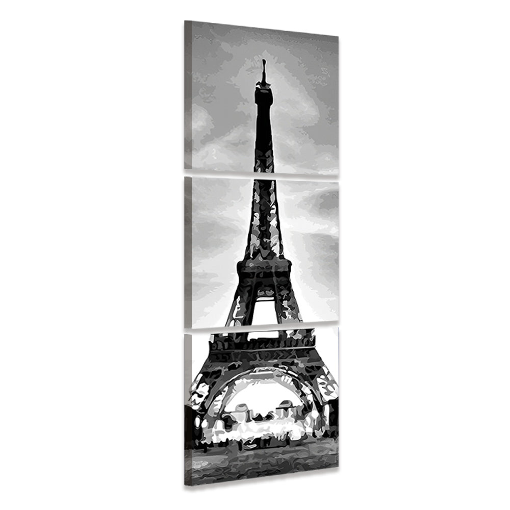 Tour Eiffel 3 Partie Peinture par Numéros