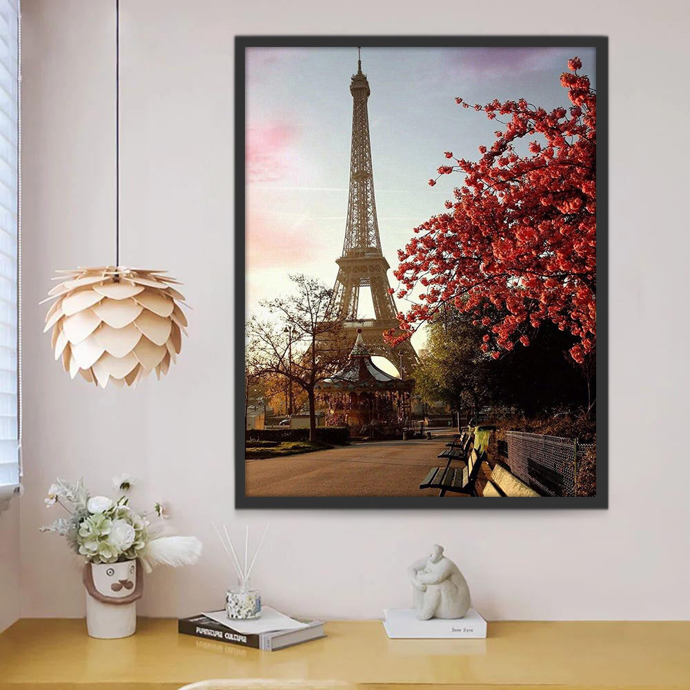 Tour Eiffel sous le Soleil Peinture par Numéros