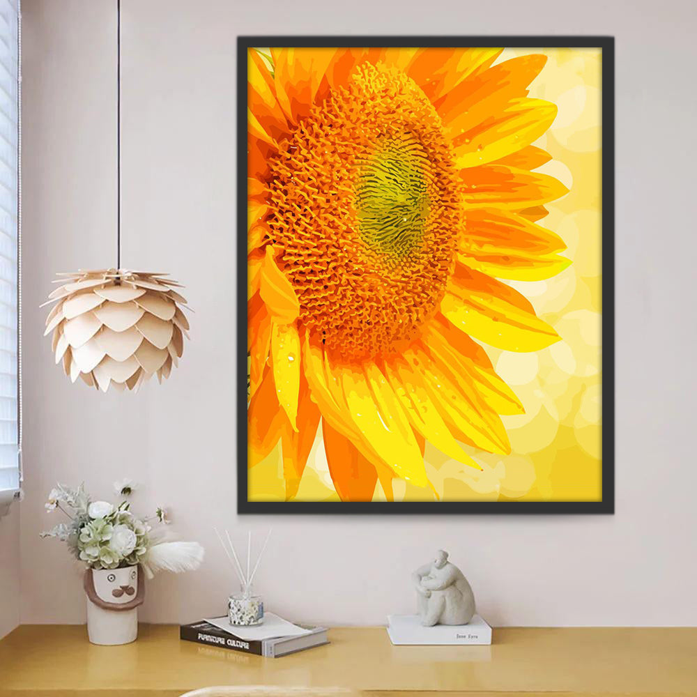 Tournesol Enorme Peinture par Numéros