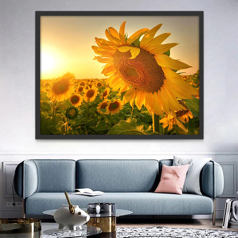 Tournesol Fort Peinture par Numéros
