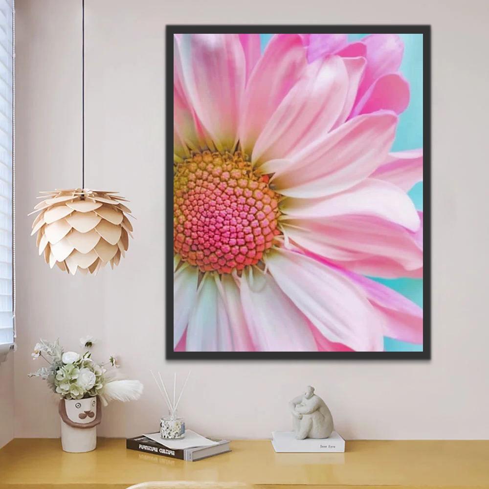 Tournesol Rose Peinture par Numéros