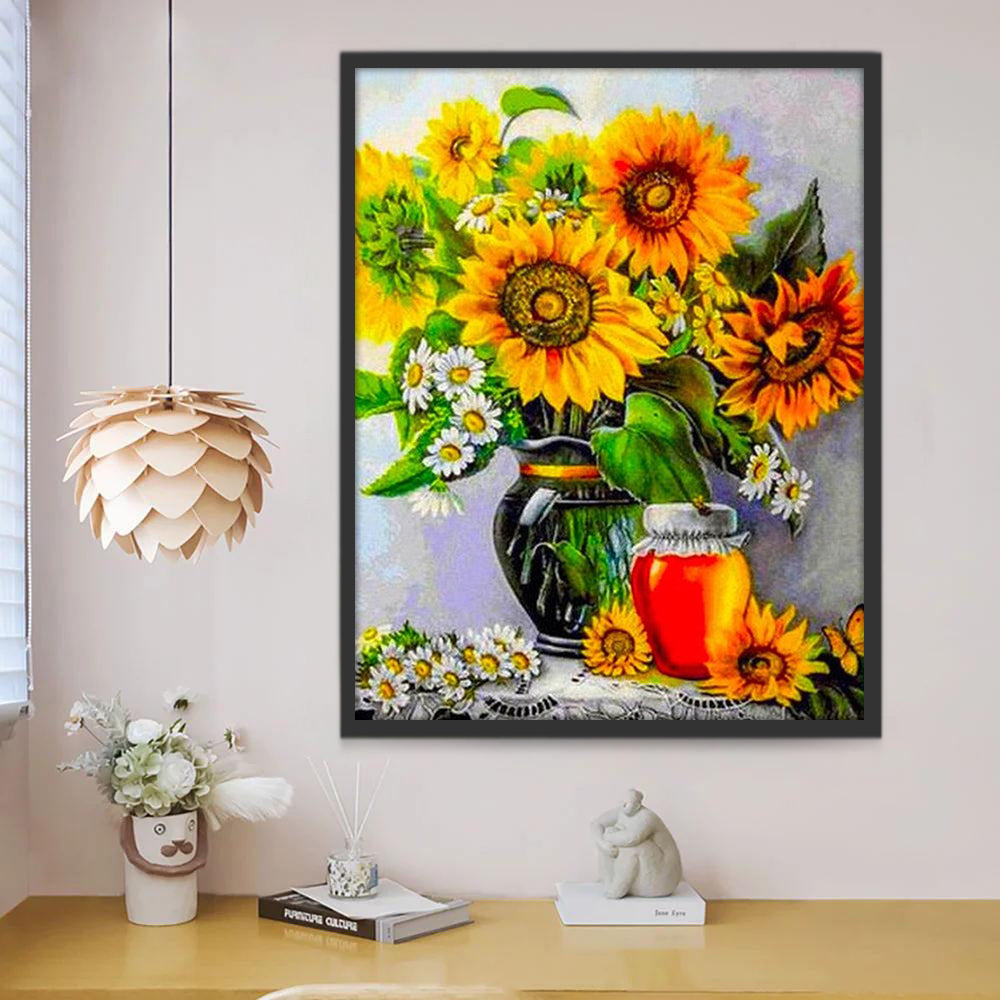 Tournesols et Miel Peinture par Numéros