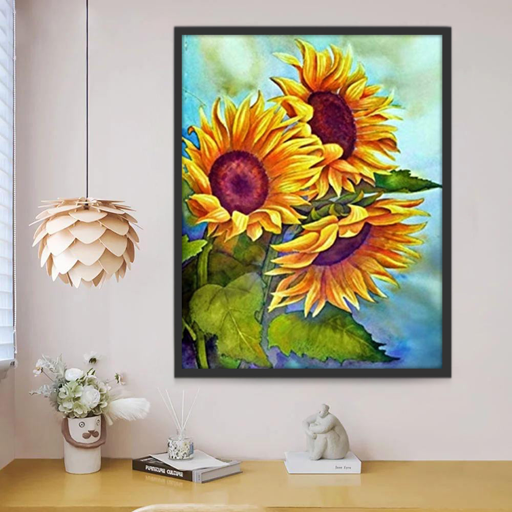 Tournesols Peinture par Numéros