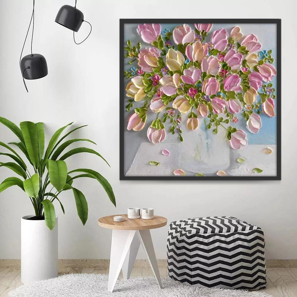 Tulipes de Crayon Peinture par Numéros