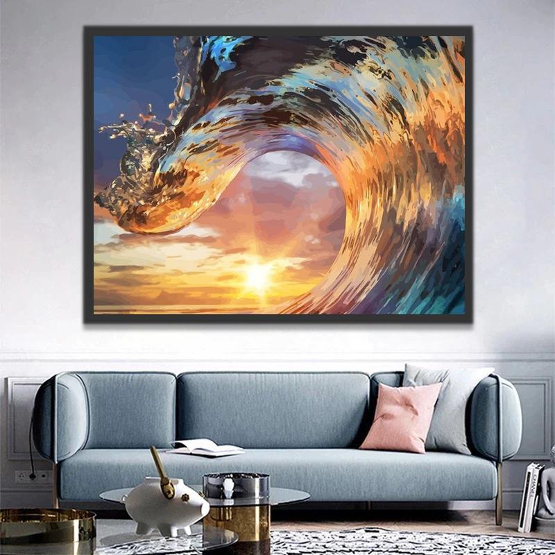 Vague Peinture par Numéros