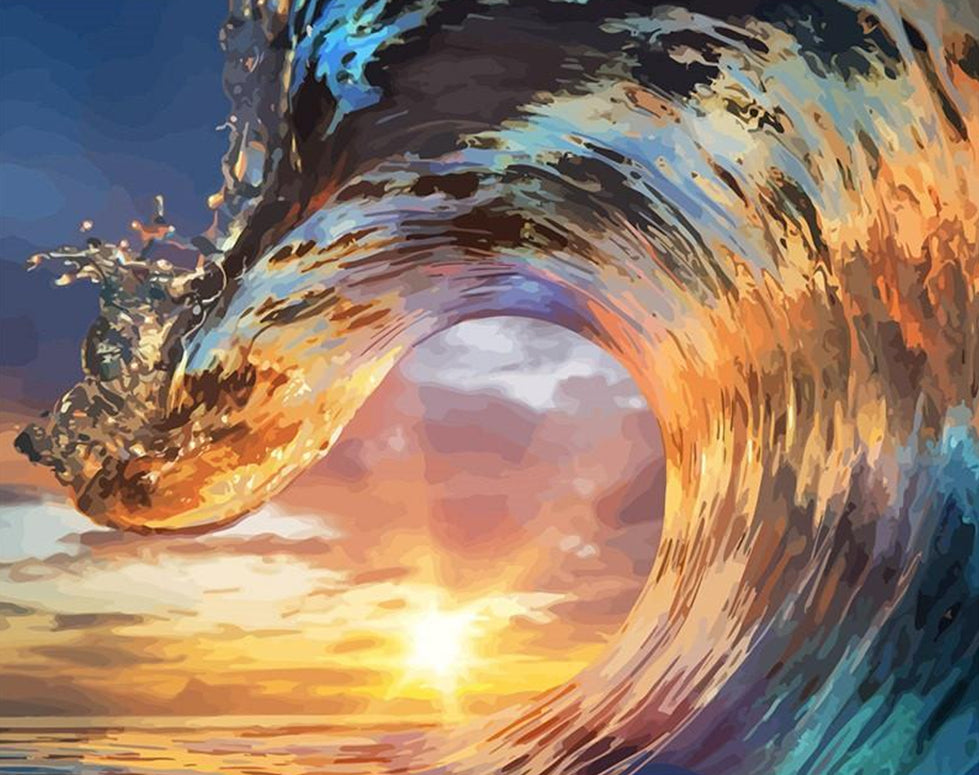 Vague Peinture par Numéros