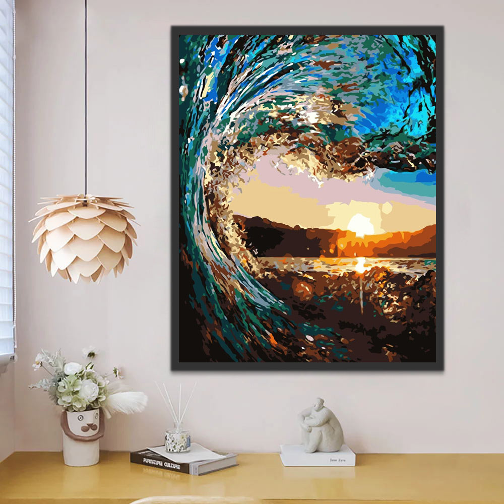Vagues Peinture par Numéros