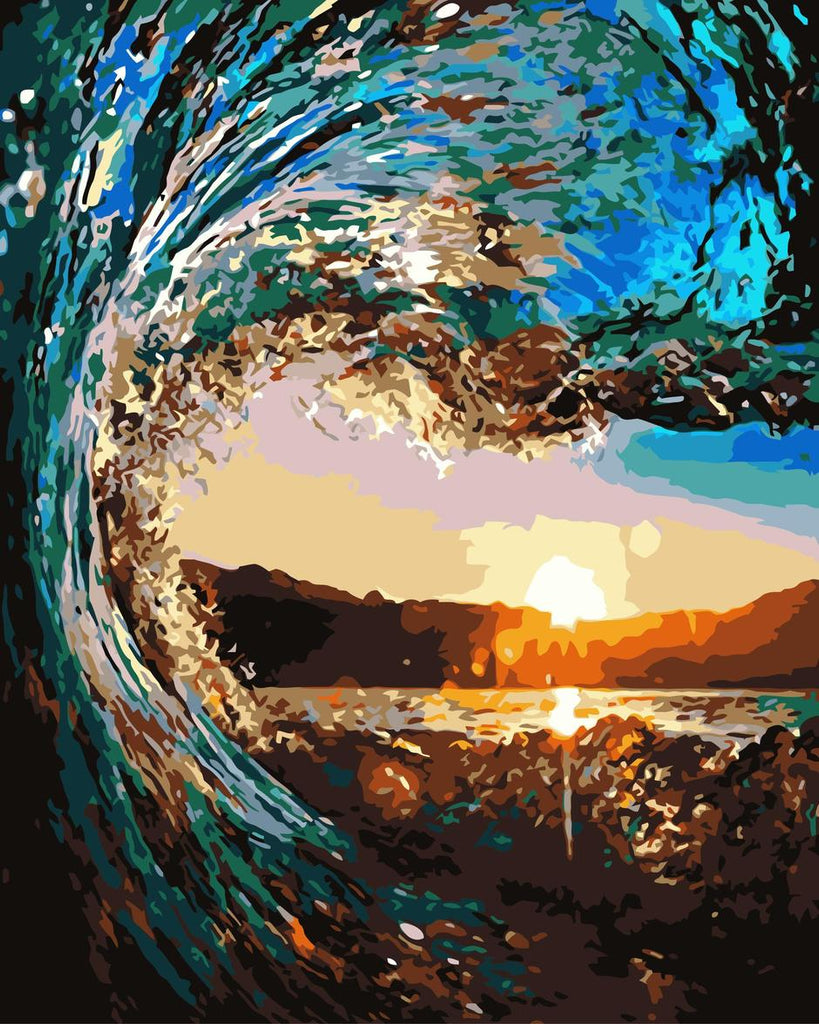 Vagues Peinture par Numéros