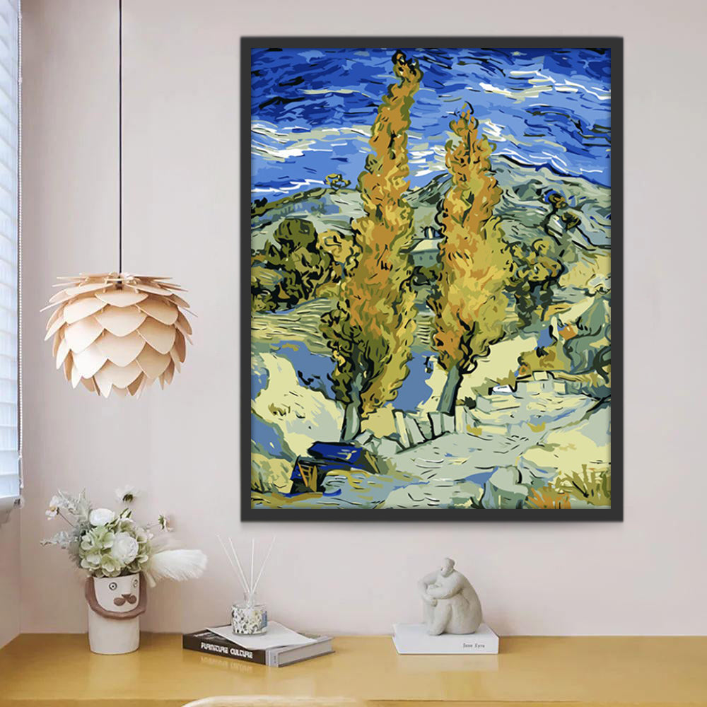 Van Gogh Arbre Peinture par Numéros