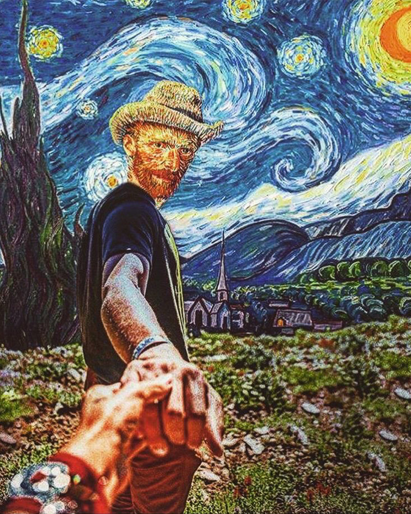Van Gogh Autoportrait Au Chapeau De Paille Peinture par Numéros
