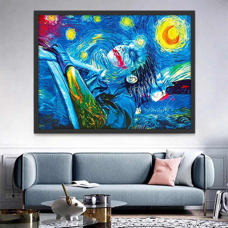 Van Gogh Clown Peinture par Numéros