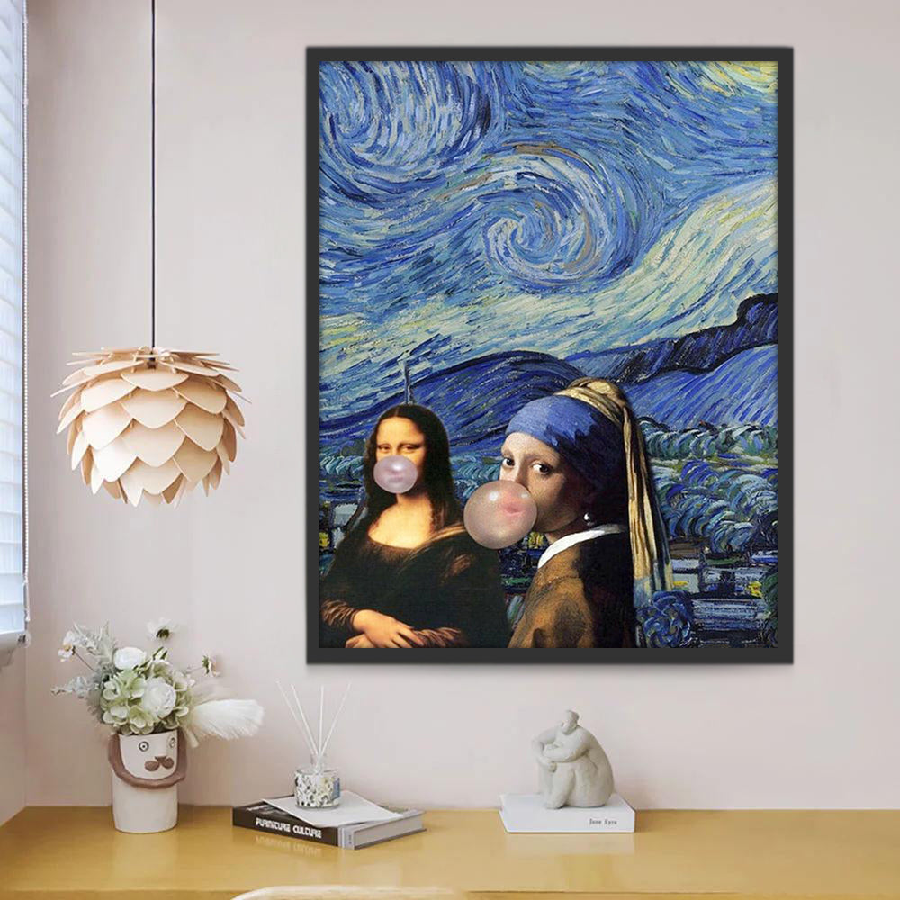 Van Gogh Nuit Étoilée Peinture par Numéros