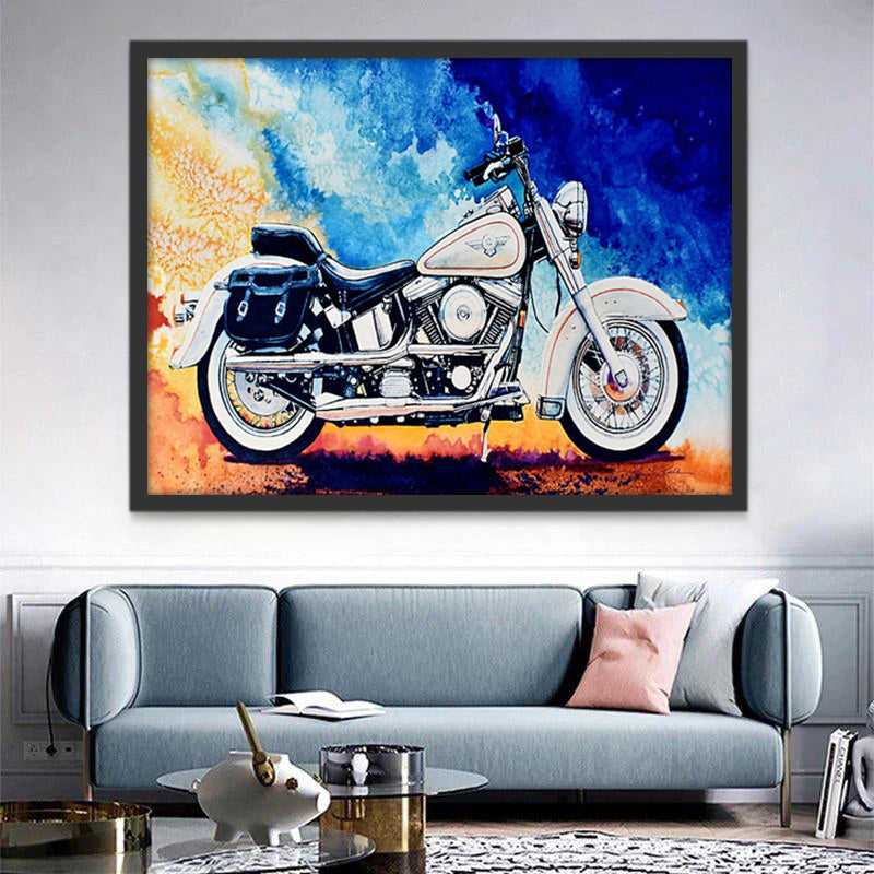 Véhicule Moto Peinture par Numéros